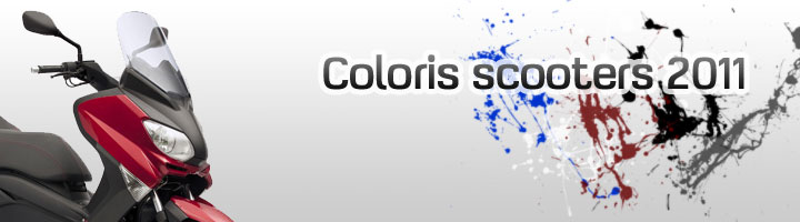 Coloris scooters 2011
