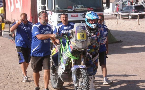 Argentine-Chili-Perou/Etape 9 : Hélder Rodrigues (WR450F Rally) seul sans David Casteu (YZ450F Rallye) !