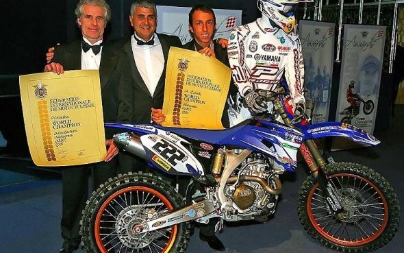 Antonio Cairoli, Yves Demaria et Yamaha primés aux FIM Off-Road Awards 2007 !