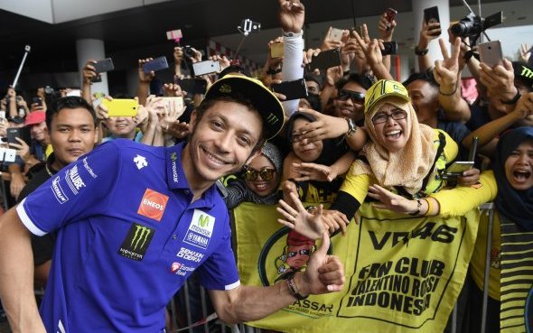 GP Malaisie-Sepang (17/18)/Essais-1 : 5e chrono pour Valentino Rossi (M1) 