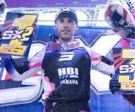 Brienon-89 (6/9) : P2 pour Greg Aranda (YZ450F) en SX1 et victoire pour Maxime Desprey (YZ250F) en SX2 !