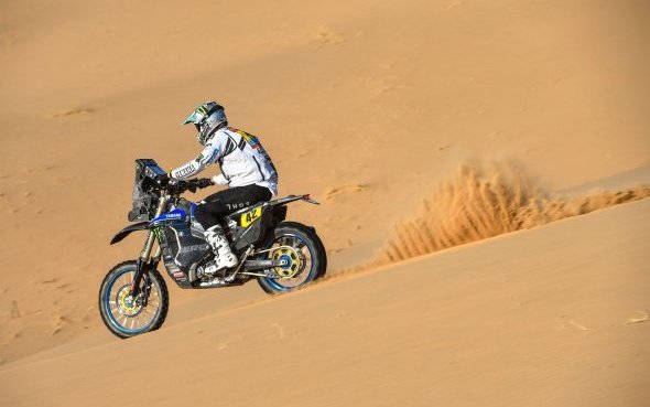 44e Dakar-Arabie Saoudite (1/5)/Etape12/fin : Adrien Van Beveren (WR450F Rally) 4e en Moto. Alexandre Giroud (YFM700R) vainqueur en Quad !