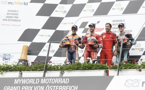 GP d'Autriche-Spielberg (11/19)/Course : 3e podium cette saison pour Fabio Quartararo (M1)