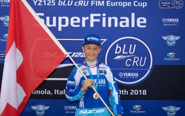 Coupe d'Europe FIM bLU cRU YZ125 – Imola-Italie (2/2) : Kevin Brumann (YZ125) remporte la SuperFinale
