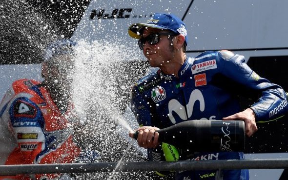 GP France-Le Mans (5/19)/Course : Valentino Rossi (M1) retrouve le podium du Mans