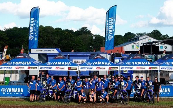 J0 : C'est parti pour le Yamalube Yamaha Official Rally Team 