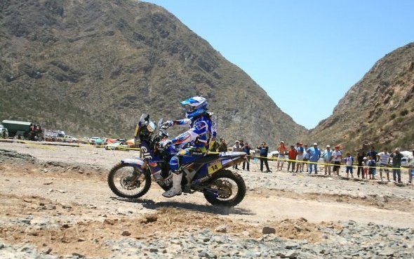 Argentine-Chili-Pérou/Etape 8 : David Casteu (YZ450F Rally) rejoint Hélder Rodrigues (WR450F Rally) dans le top 4 ! 