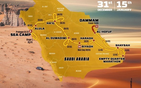 45e Dakar-Arabie Saoudite (1/5)/Étape14-Arrivée : Alexandre Giroud (YFM700R) vainqueur de son 2e Dakar consécutif !