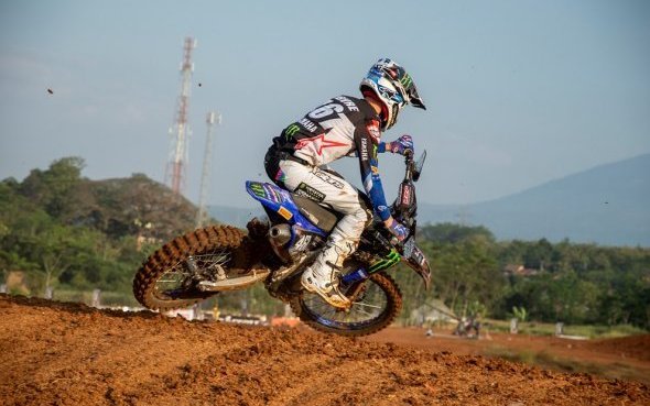GP d'Asie-Semarang-Indonésie (12/19) : Maxime Renaux (YZ250F) monte en puissance