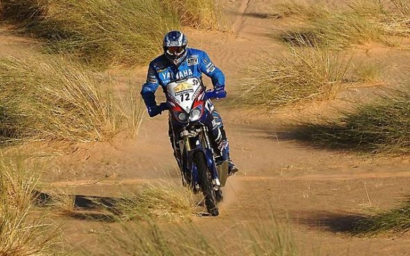 Zouérat-Atâr (Mauritanie) : David Frétigné (Yamaha) s'accroche toujours aux leaders !