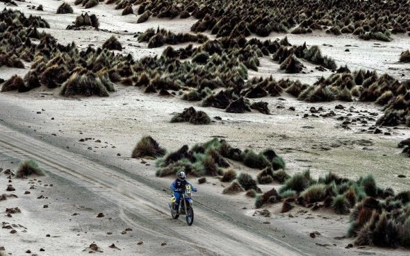 Etape 7-La Paz-Uyuni (BOL) : Les pilotes Yamaha réussissent la première moitié de l'étape marathon
