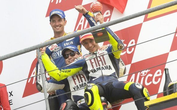 GP France-Le Mans (5/18)/Courses : Podium 100% Yamaha avec Rossi, Lorenzo et Edwards (M1) !