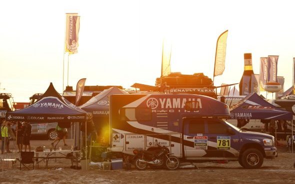 Repos mérité pour le Yamaha Factory Racing Rally Team Yamalube à Iquique !