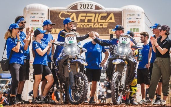 Monaco-Dakar : Le Yamaha Ténéré World Raid Team a rejoint Dakar placé !