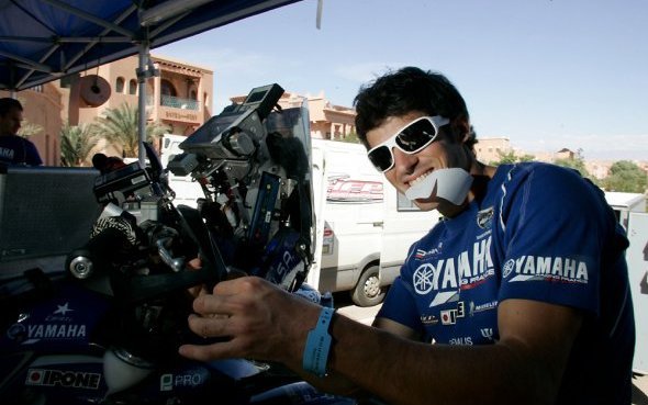 Rallye Maroc/Etape 1 : Séance d'essais ‘grandeur nature' pour les Yamaha Boys du Dakar 2012 !