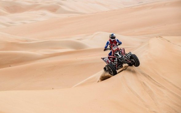 Abu Dhabi Desert Challenge-Émirats Arabes Unis (1/4) : Podium 100% YMF700R
