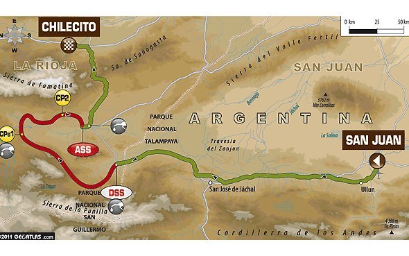 Argentine-Chili-Perou/Etape 3 : David Casteu (YZ450F Rally) s'installe sur le podium virtuel !