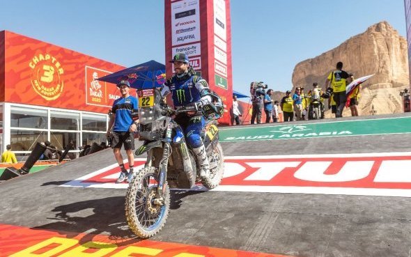 Etape12 – Haradh-Qiddiya : Franco Caimi (WR450F Rally) et Jamie McCanney (WR450F Rally) terminent le Dakar 2020 avec succès