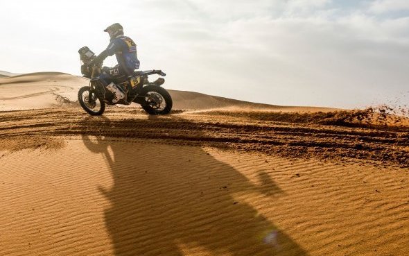 44e Dakar-Arabie Saoudite (1/5)/Etape2 : Adrien Van Beveren (WR450F Rally) grapille deux places de plus !