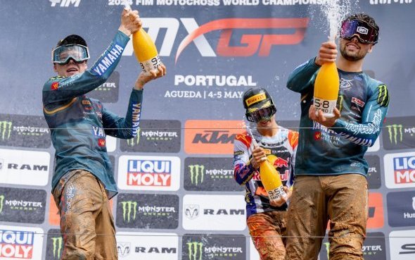 GP du Portugal-Aguada (5/20) : Thibault Benistant (YZ250F) et Rick Elzinga (YZ250F) sur le podium MX2 !