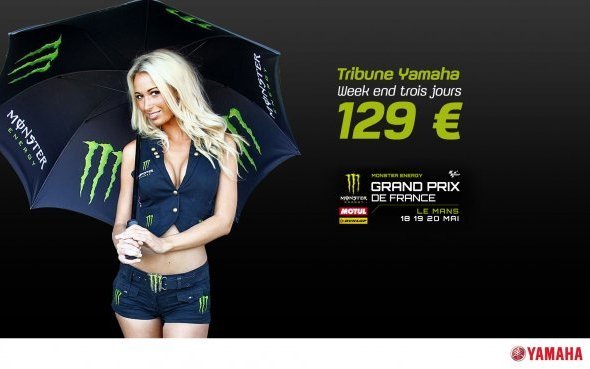 Assistez au Grand Prix de France moto 2012 depuis la tribune Yamaha