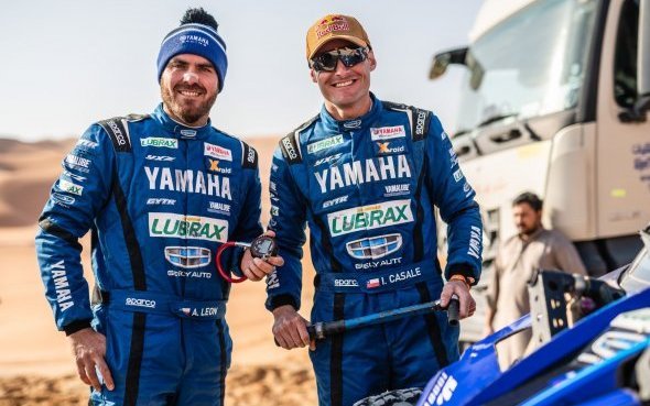 45e Dakar-Arabie Saoudite (1/5)/Étape12 : 2e podium de rang pour Ignacio Casale et Alvaro Leon (XYZ1000R) !