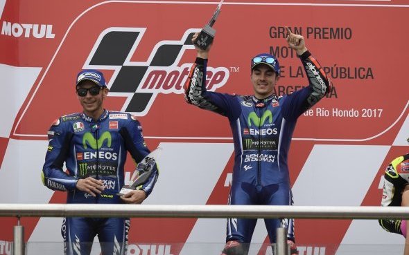 GP Argentine-Termas de Río Hondo (2/18)/Courses : Doublé Yamaha avec Mavrick Viñales et Valentino Rossi