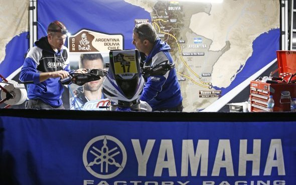 Etape 5 : Juan Pedrero Garcia (WR450F Rally) 12e. Les pilotes Yamaha ne baissent pas les bras !