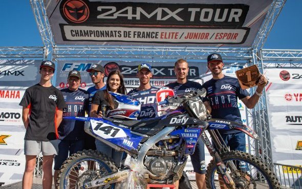 Rauville-la-Place-50 (2/6) : Victoire et plaque rouge pour Maxime Desprey (YZ450F) en MX1 !