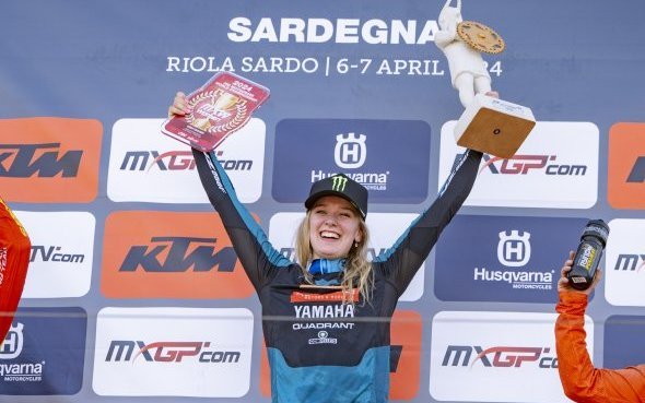 GP de Sardaigne-Italie-Riola Sardo (2/7-1/11) : Victoire pour Lotte Van Drunen (YZ250F) et podium pour Mano Faure (YZ125) !