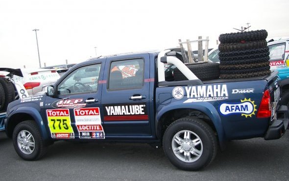 Argentine-Pérou/J-10 : Isuzu partenaire de Yamaha Racing France ! 