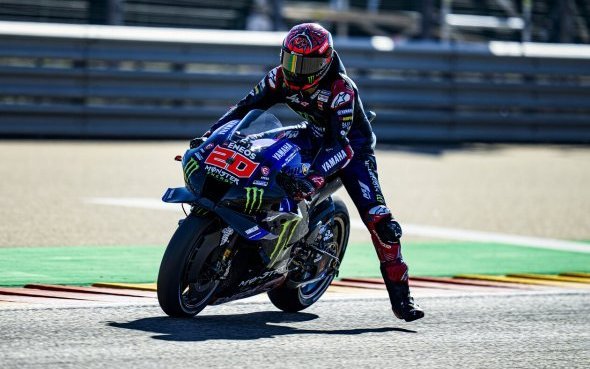 GP Aragón-MotorLand-Espagne (15/20)/Essais-2 : Fabio Quartararo (M1) sur la 2e ligne de la grille MotoGP !