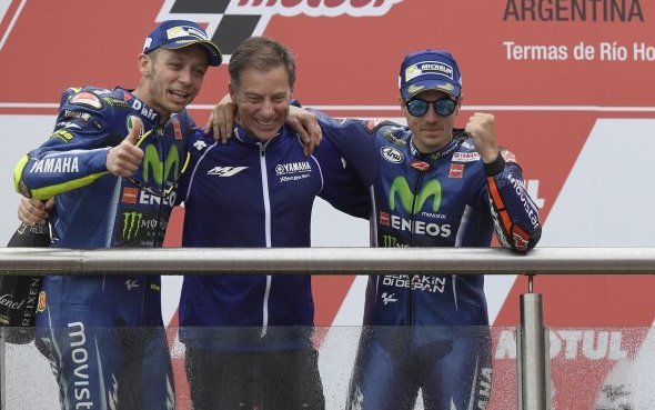 GP Argentine-Termas de Río Hondo (2/18)/Courses : Doublé Yamaha avec Mavrick Viñales et Valentino Rossi