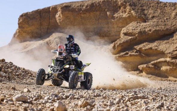 44e Dakar-Arabie Saoudite (1/5)/Etape5 : Ross Branch (WR450F Rally) finalement 2e de la spéciale Moto et Alexandre Giroud (YFM700R) l'emporte en Quad !