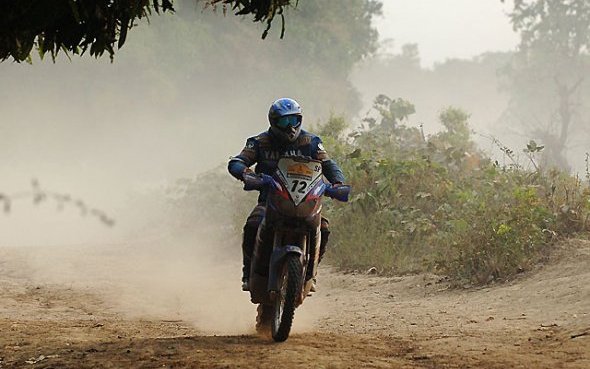 Bamako-Labé (Guinée) : David Frétigné (Yamaha WR450F Kit Afrique) retrouve des couleurs !