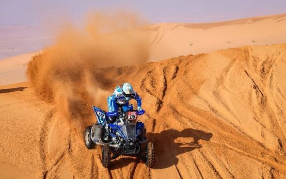 44e Dakar-Arabie Saoudite (1/5)/Etape3 : Adrien Van Beveren (WR450F Rally) à 4 secondes de la tête du rallye !