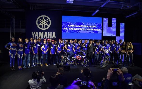 Milan-Italie : Présentation à la presse des équipes Yamaha Racing 2017