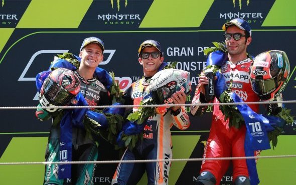 GP de Catalogne-Espagne (7/19)/Course : Premier podium en MotoGP pour Fabio Quartararo (M1) !