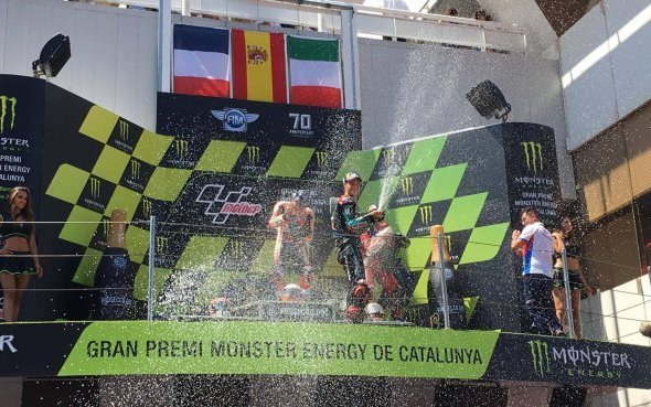 GP de Catalogne-Espagne (7/19)/Course : Premier podium en MotoGP pour Fabio Quartararo (M1) !