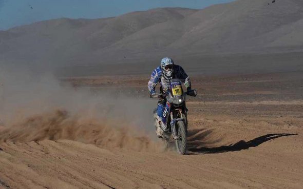 Argentine-Chili-Perou/Etape 9 : Hélder Rodrigues (WR450F Rally) seul sans David Casteu (YZ450F Rallye) !