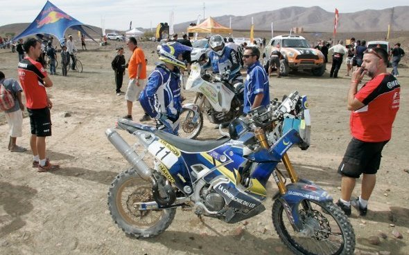 Rallye Maroc/Etape 1 : Séance d'essais ‘grandeur nature' pour les Yamaha Boys du Dakar 2012 !