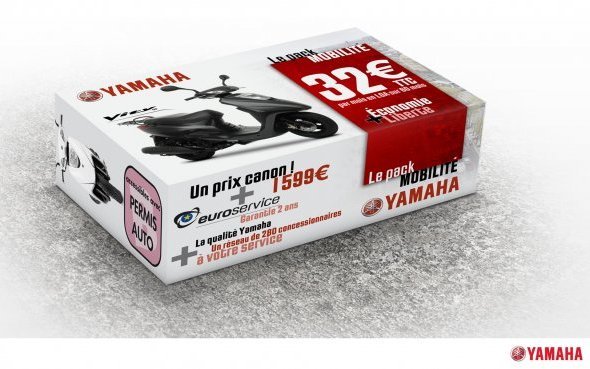 Financez votre Vity 125 avec le pack mobilité Yamaha